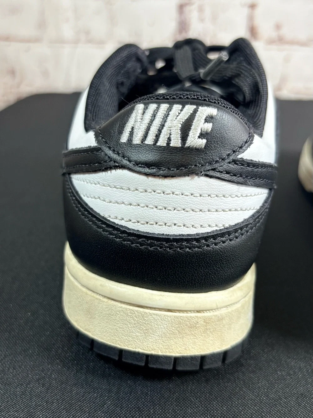 Nike Black and White Low-Top Sneakers